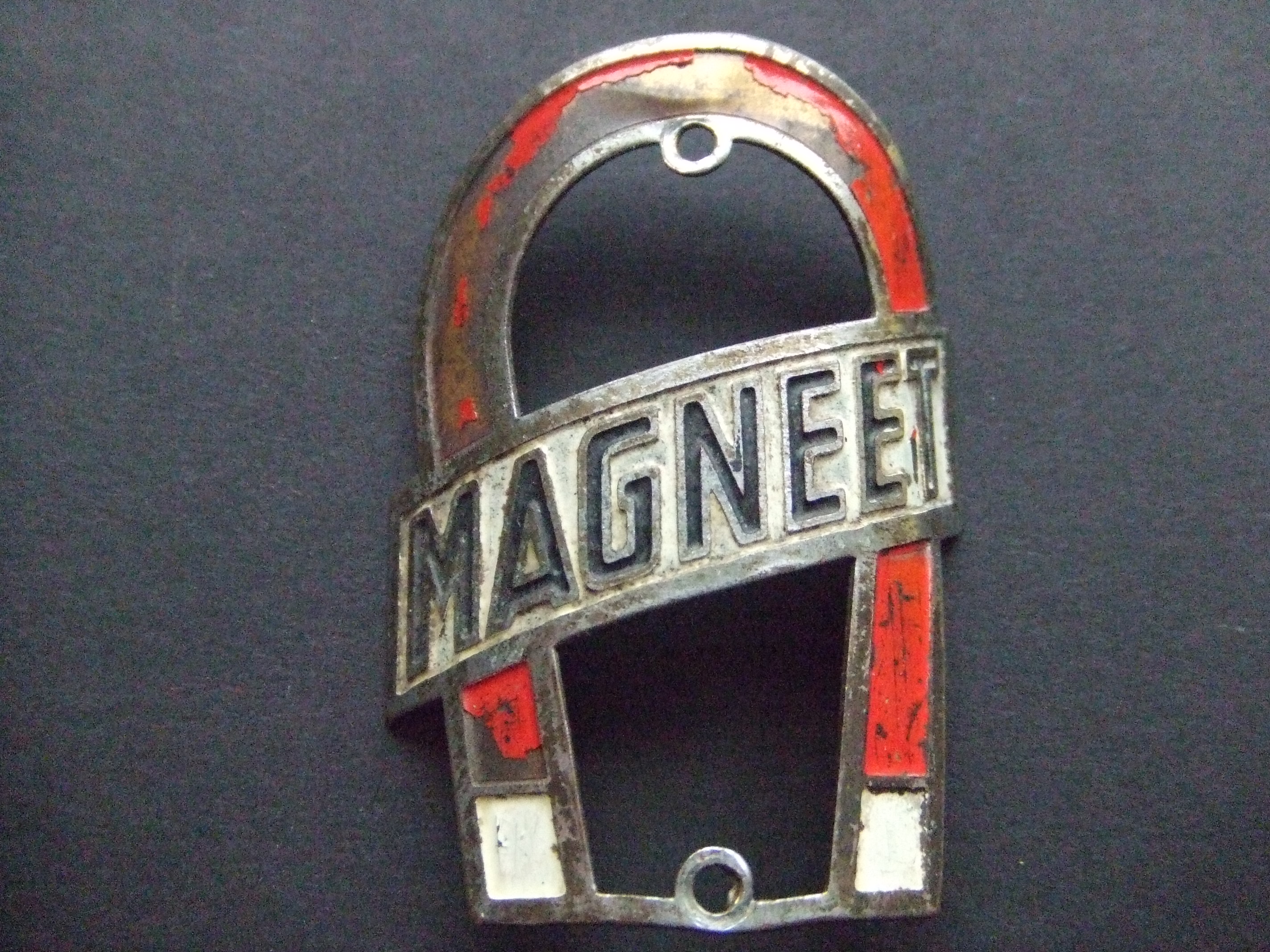 Magneet Rijwielen, Motorenfabriek Weesp oud balhoofdplaatje 13